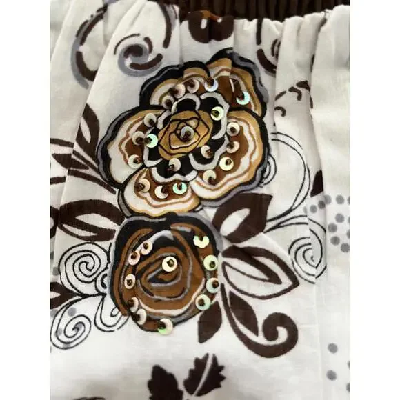 Chaudry Women's Floral Tunic Dress - L - Picture 6 of 7